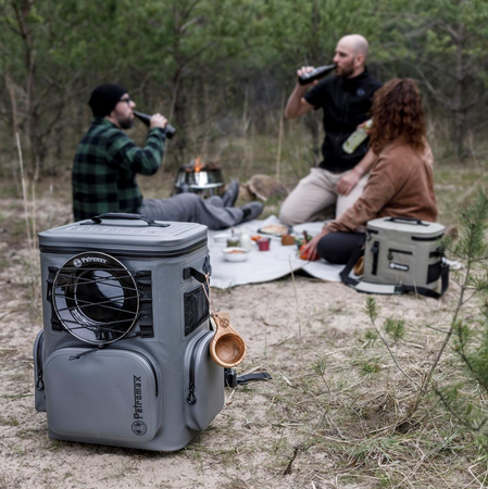 Lodówka turystyczna Petromax Cooler Backpack 27 litrów kolor szary