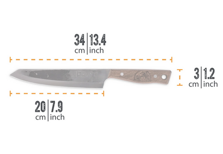 Nóż kuchenny szefa kuchni 20 cm Petromax