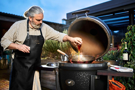 Grill ceramiczny Monolith Avantgarde LeChef + stelaż