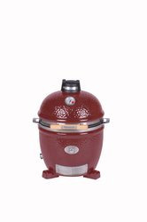 Grill ceramiczny Monolith JUNIOR PRO 2.0, bordowy ruszt 33