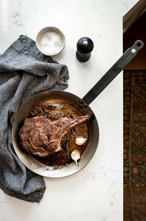 Mineral B Element Patelnia do steków 24 cm De Buyer