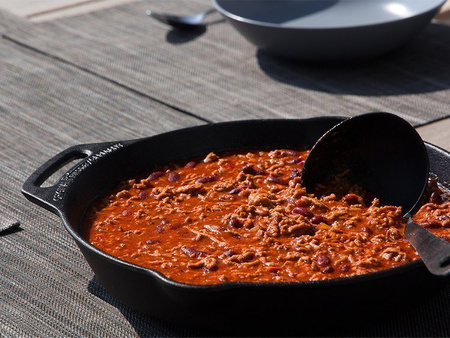 Duża profesjonalna patelnia żeliwna myśliwska 50 cm Petromax - fp50h-t